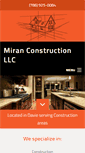 Mobile Screenshot of miran-construction.com